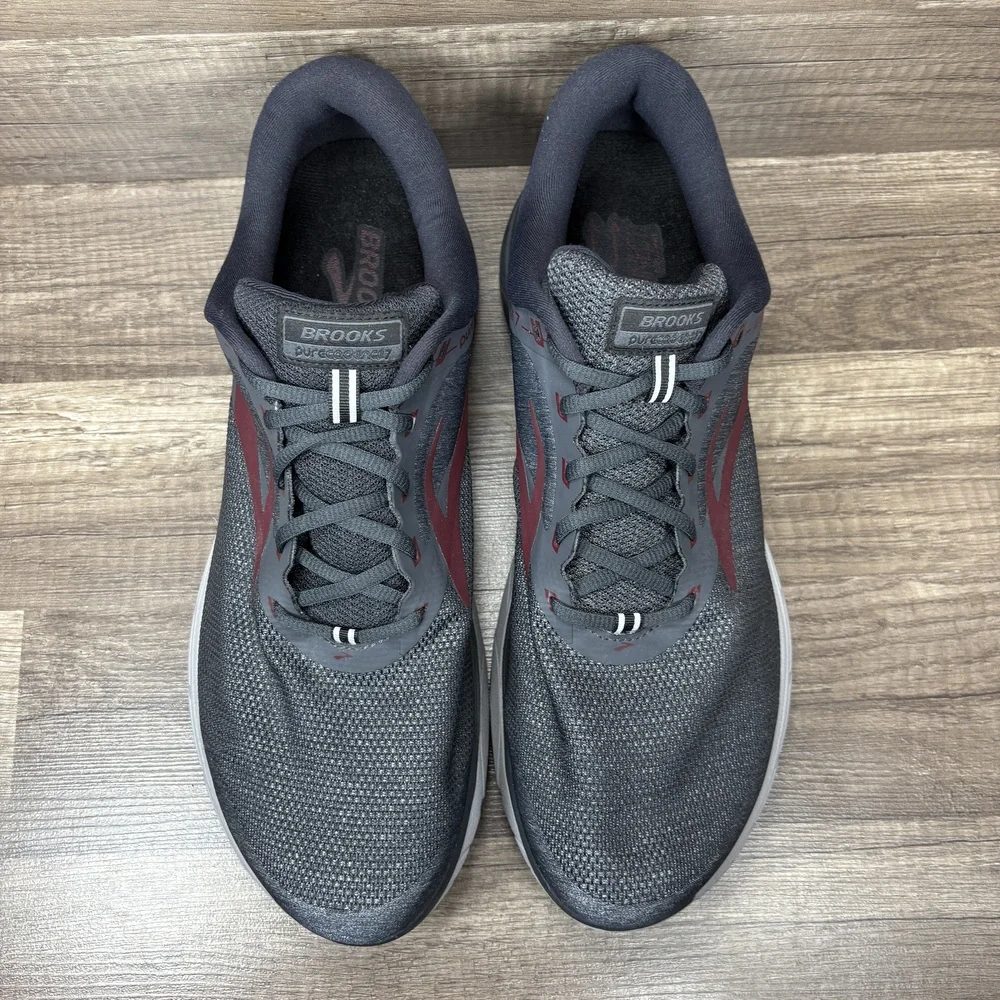Brooks Pure Cadence 7 Gray Mens US Size 14 EUR 48.5 1102741D012 Running Shoes_8